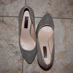 INC Sparkly Gold and Silver Pumps Size 8 1/2